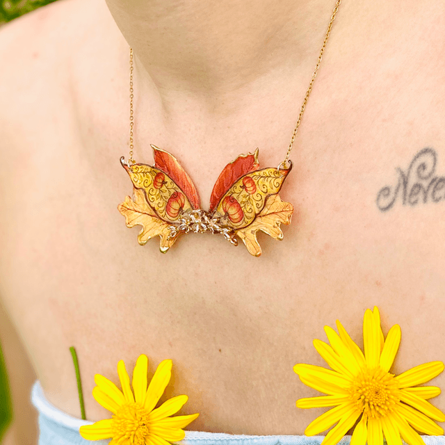 Citrouilles et merveilles - collier
